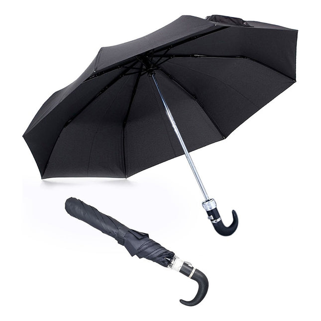 Paragua Negro Corto 53cm Paraguas Corto. Negro Liso