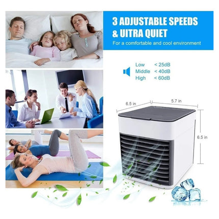 Mini Aire Acondicionado 3 Niveles Purificador Humidifica