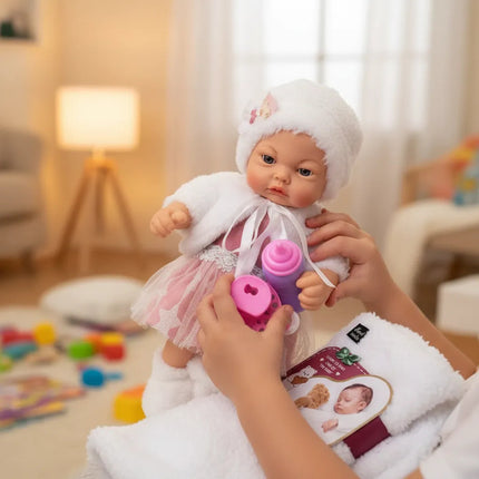 Muñeca Bebé Con Manta Y Accesorios Ty372921b