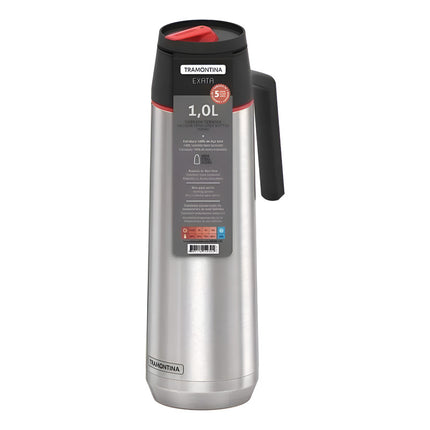 Termo Acero Inoxidable Tramontina 1 Lt  Plateado