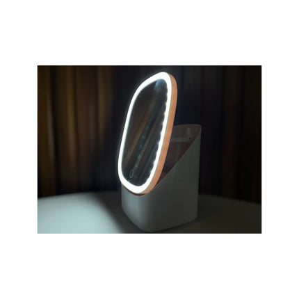 Espejo Con Luzled Y  Organizador Tactil V