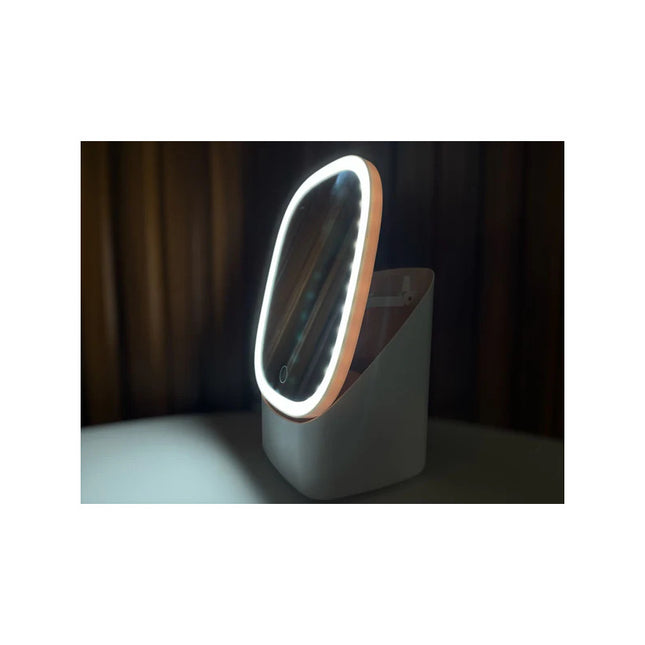 Espejo Con Luzled Y  Organizador Tactil V