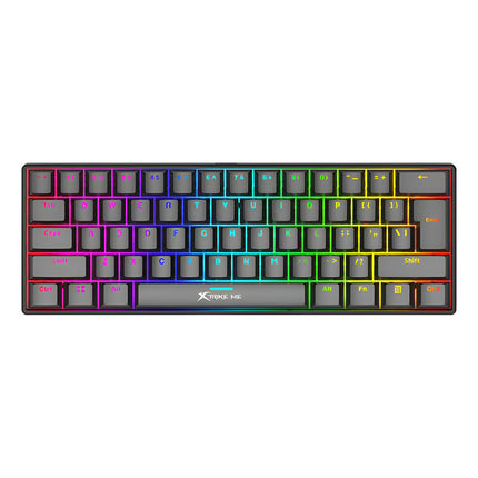 Teclado Gamer Mecanico Xtrike Me Gk-985p Rgbp Rgb Swtich Blu Negro Español España