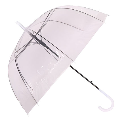 Paraguas Hongo Transparente Blanco 85cm. Cub00092 Transparente