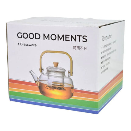 Tetera De Vidrio Con Infusor 1000ml. Chw03503 Vidrio