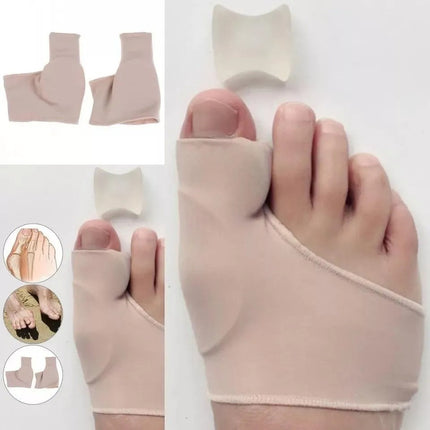 Corrector De Juanetes Ortopédico Almohadillas De Gel Beige