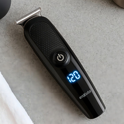 Cortapelo Enxuta 5en1 Cabezales Intercambiables, Recargable Negro