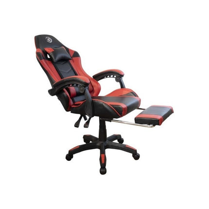 Silla De Escritorio Giratoria Goldtech Gamer Roja Y Negra  Negro