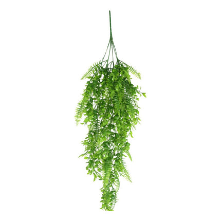 Planta Artificial Colgante Para Decoración 80 Cm Cfl00015 Verde Oscuro