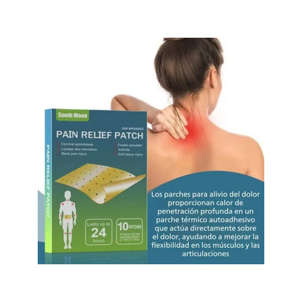 Parche Grande Para Aliviar El Dolor Articular X10 Beige