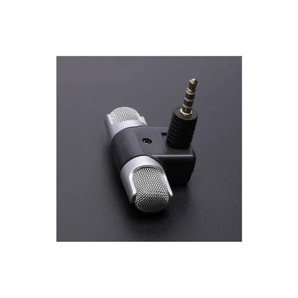 Mini Micrófono Para Celular Conector 3.5mm Gris
