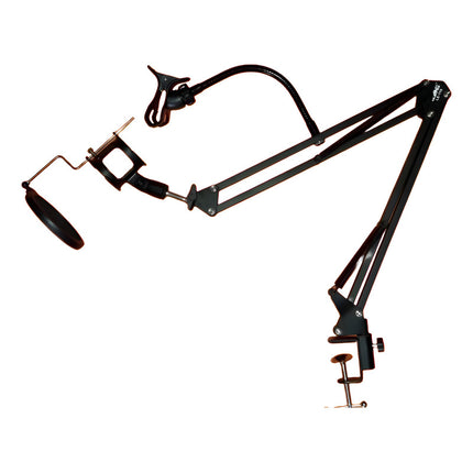 Soporte De Micrófono Con Pedestal Profesional Lelong -le119 Negro