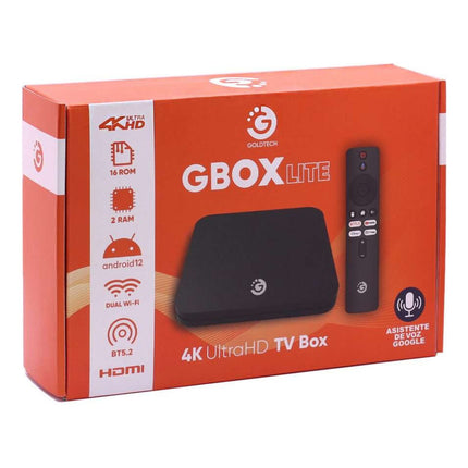 Tv Box Goldtech Quad 16gb 2gb 4k Nuevo Modelo Negro Estándar