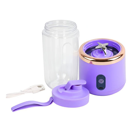 Mini Licuadora Portátil Con Vaso 310ml. Lila V