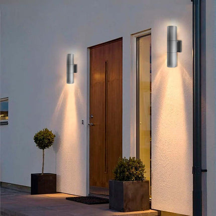 Foco Exterior 2 Luces 6.5cm De Diametro