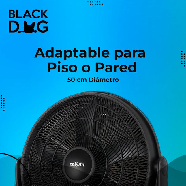 Turbo Ventilador Enxuta Vtenx920n 3 Velocidades 50 Cm De Piso Dimm