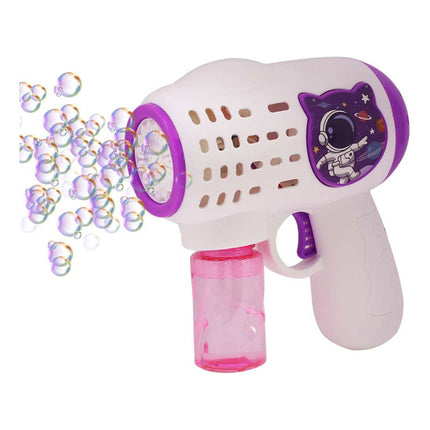 Pistola De Burbujas Astronauta Con Luz