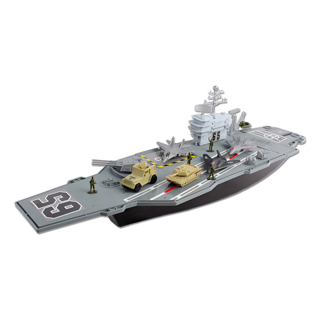 Juego De Batalla Militar En Porta Aviones 86cm Gris