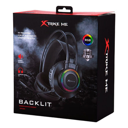 Vincha Auricular Xtrike Gh-509 Usb 3.5 Mm Negro