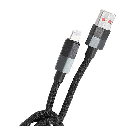 Cable Trenzado De Carga Celular 1 M Ca-8972 Usb   Lightning V