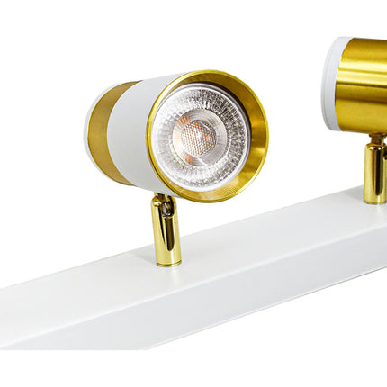 Aplique 3 Luces Blanco Dorado Pared-techo Lh-3533 Blanco Y Dorado