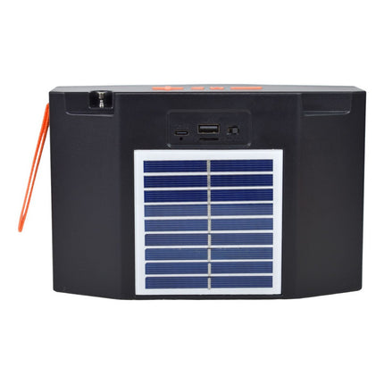 Parlante Bluetooth Con Cargador Solar 2500mah Cep00790 Negro