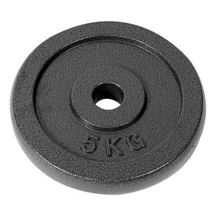 Discos De Hierro De 5 Kg Negro