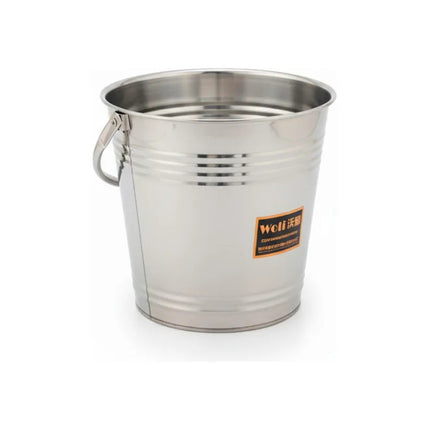 Balde De Acero Inoxidable Para Hielera Y Brasas Gris