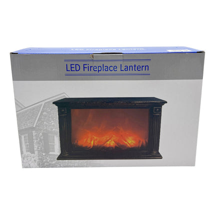 Estufa De Plástico Simula Fuego Decorativa  60cm Fuego