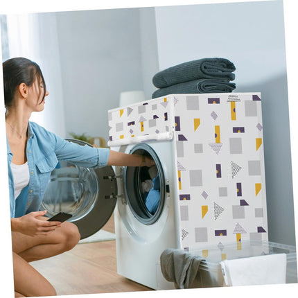 Funda Lavarropa Cobertor Estampado Impermeable