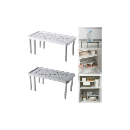 Estante Extensible Telescopico Mueble Multifunción De Cocina Gris