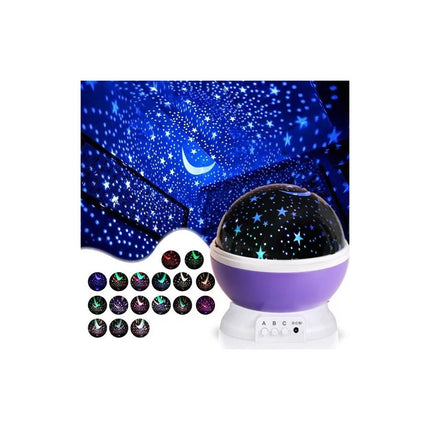Proyector De Cielo Estrellado Con Rotación A
