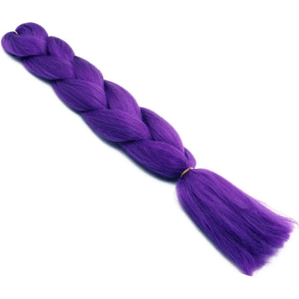 Trenza Violeta De Pelo Sintético 55cm Cas00185 Violeta