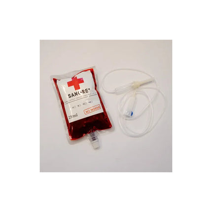 Bolsa De Sangre 250ml Con Manguera Halloween