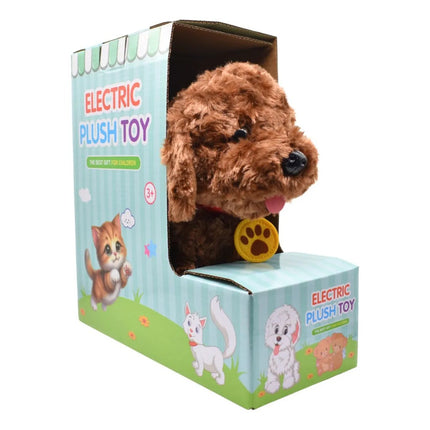Perro De Peluche Interactivo 25x26cm. Marrón Ty364969 Marrón
