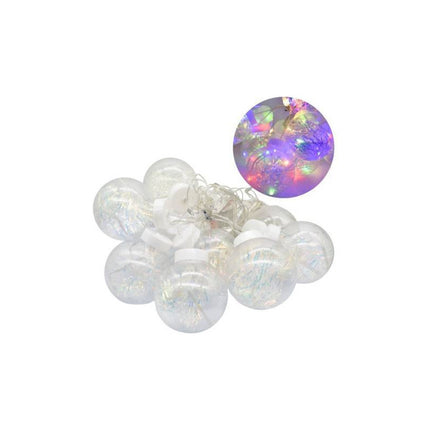 Cortina De Luz Multicolor Con Esferas 3 Mts Ccm00691 Rgb