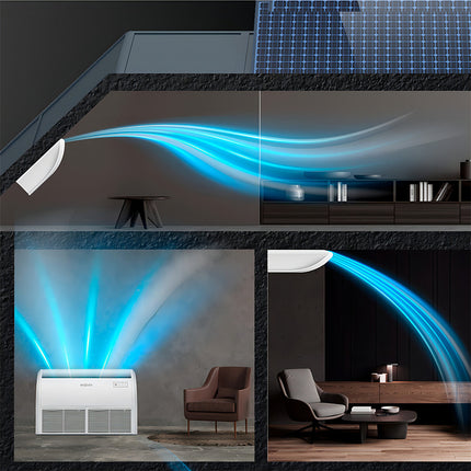 Aire Acondicionado Inverter Enxuta Piso Techo Pared 36000btu Color Blanco