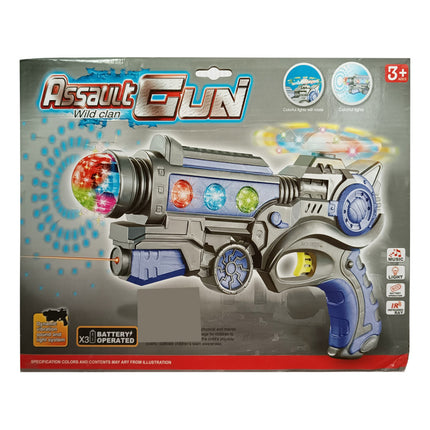 Pistola Infrarroja Con Luz Y Sonido 3aa, En Caja