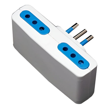 Ficha Adaptador 3 En Linea Derivado  4 Modular