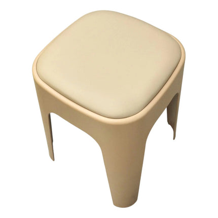 Banqueta De Plástico Con Asiento Acolchado V