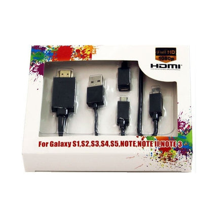 Cable Mhl De Celular A Televisor Led (54325) Negro