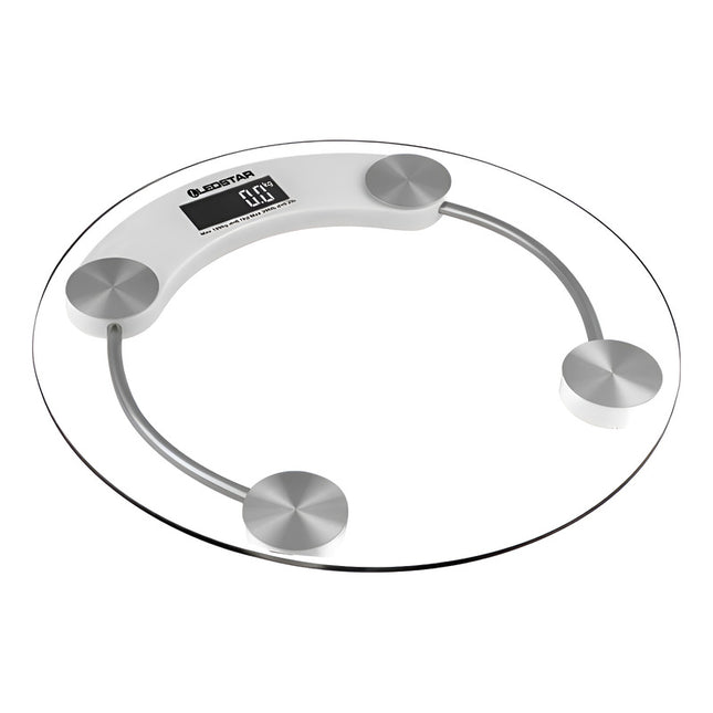 Balanza Digital Ledstar Glass Redonda  180kg Vdro