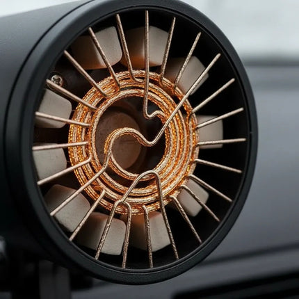 Caloventilador Para Auto A 12volt Negro