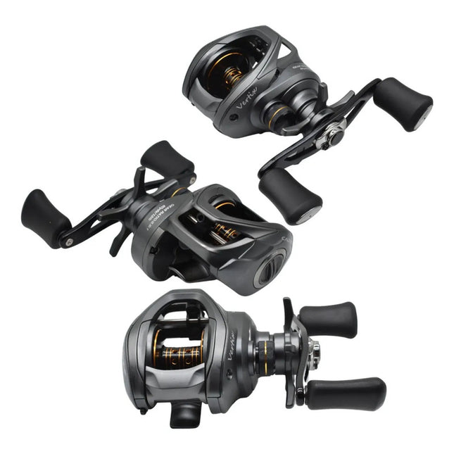 Reel De Pesca Derecho 6.6:1 Cadence Sf1644 Negro