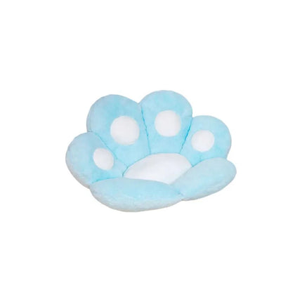 Almohadón Pata De Gato - Asiento Puff Peluche Huella V 1