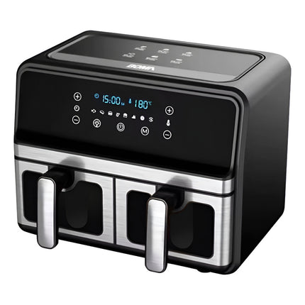 Freidora De Aire Boma Doble Compartimiento Bm-882 X
