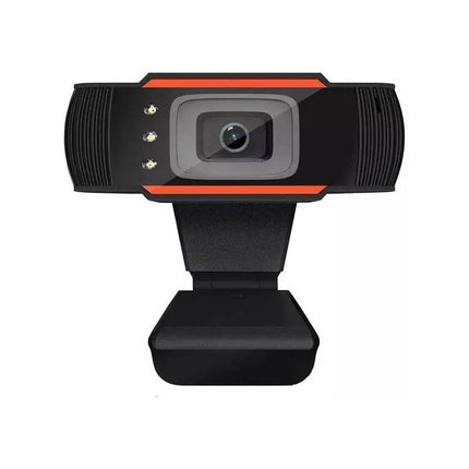 Camara Web Hd Usb Con Microfono Color Negro Negro