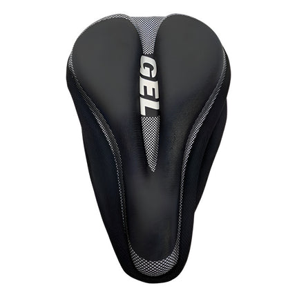 Cubre Asiento De Bicicleta Con Gel 25x16cm. Negro Cst00158 Negro 25x16 Cm