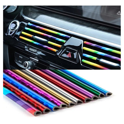 Moldura Rejilla Aire Auto Decoracion Tunign Tiras X10