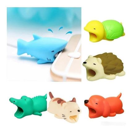 Protector Para Puntas De Cable Cargadores Animales Celulares